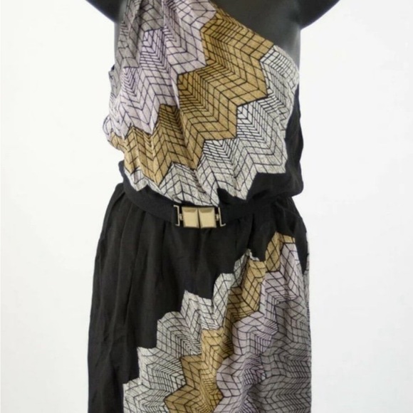 BCBG MaxAzira One Shoulder Dress - Picture 1 of 11